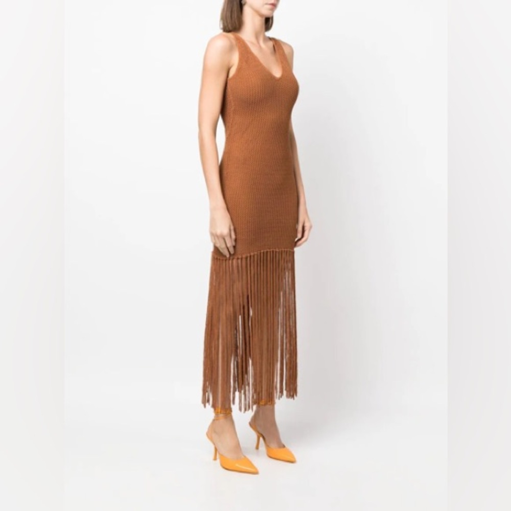NWT Staud La Mer Crochet Fringe MiniDress